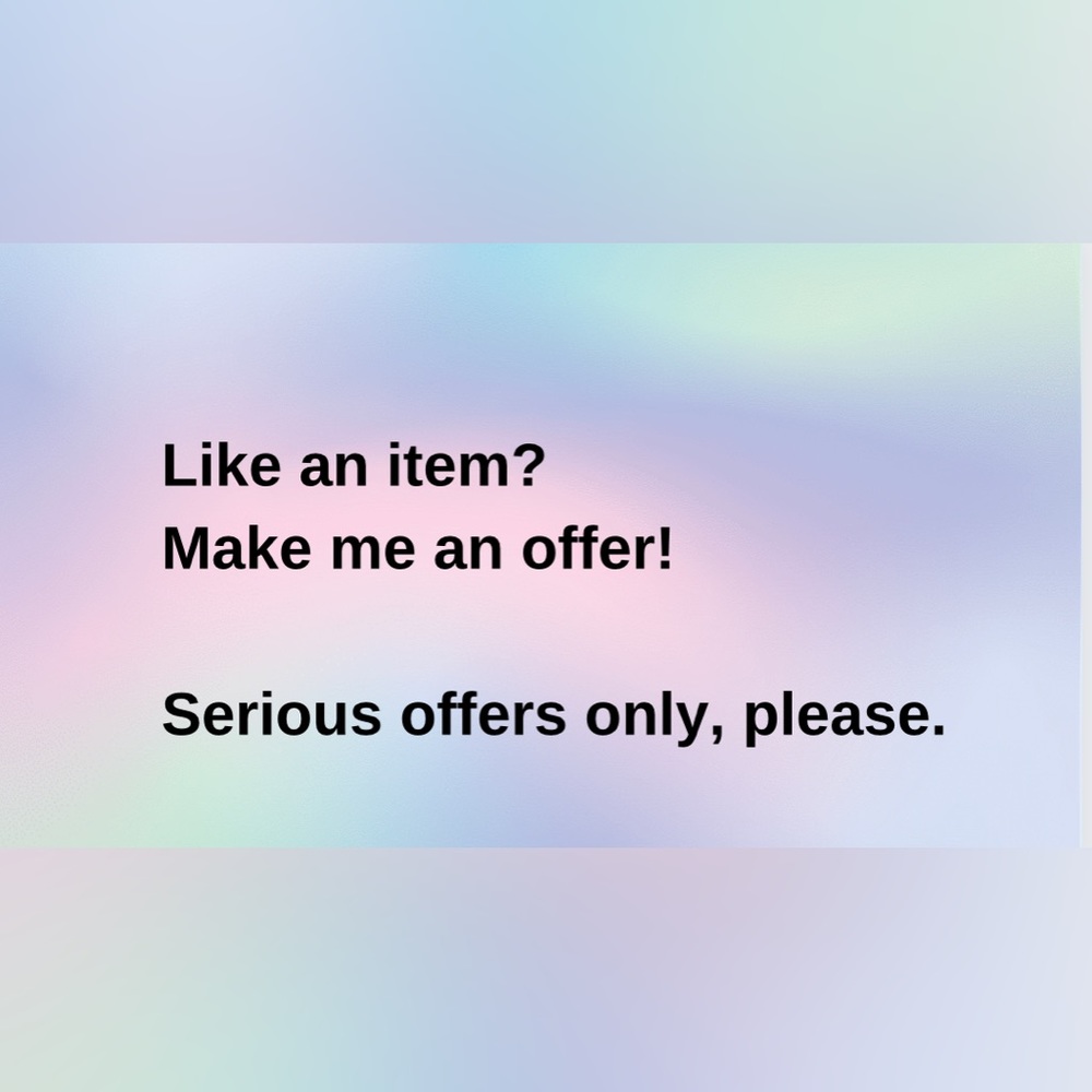 Make me an offer! :)